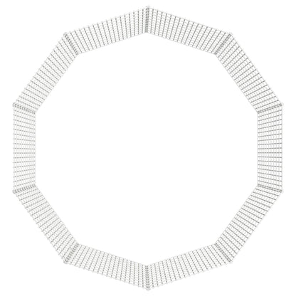 Freilaufgehege 10-teilig 54x100 cm Verzinktes Eisen