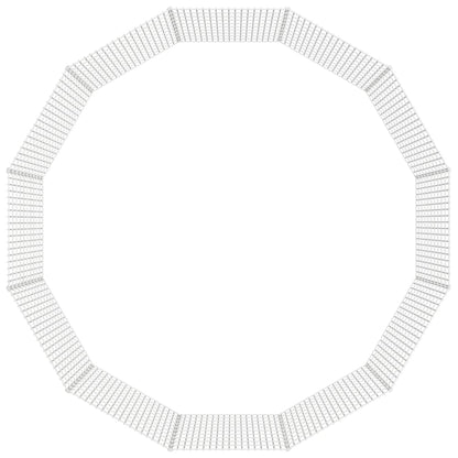 Freilaufgehege 12-teilig 54x100 cm Verzinktes Eisen