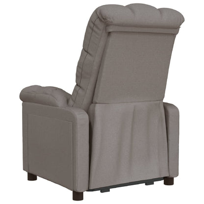 Relaxsessel Taupe Stoff