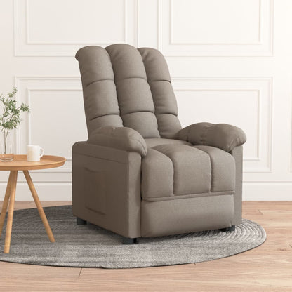 Relaxsessel Taupe Stoff