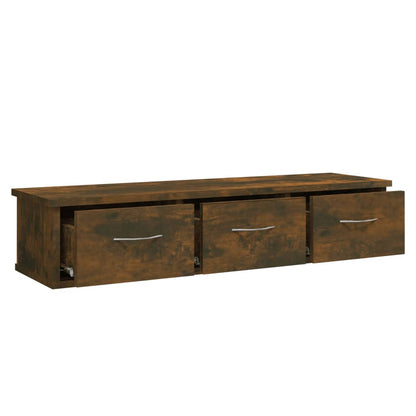 Wandschrank Räuchereiche 88x26x18,5 cm Holzwerkstoff