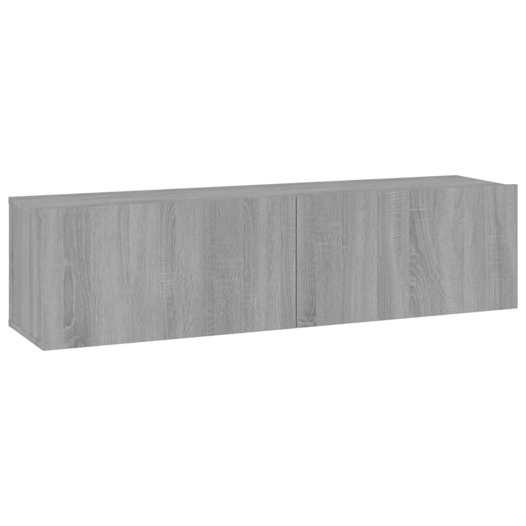 TV-Wandschrank Grau Sonoma 120x30x30 cm Holzwerkstoff