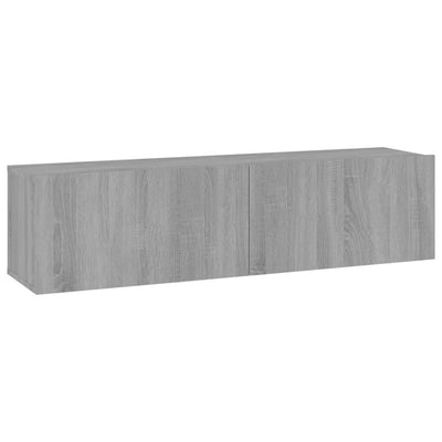 TV-Wandschrank Grau Sonoma 120x30x30 cm Holzwerkstoff