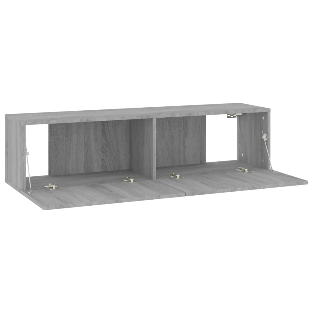 TV-Wandschrank Grau Sonoma 120x30x30 cm Holzwerkstoff