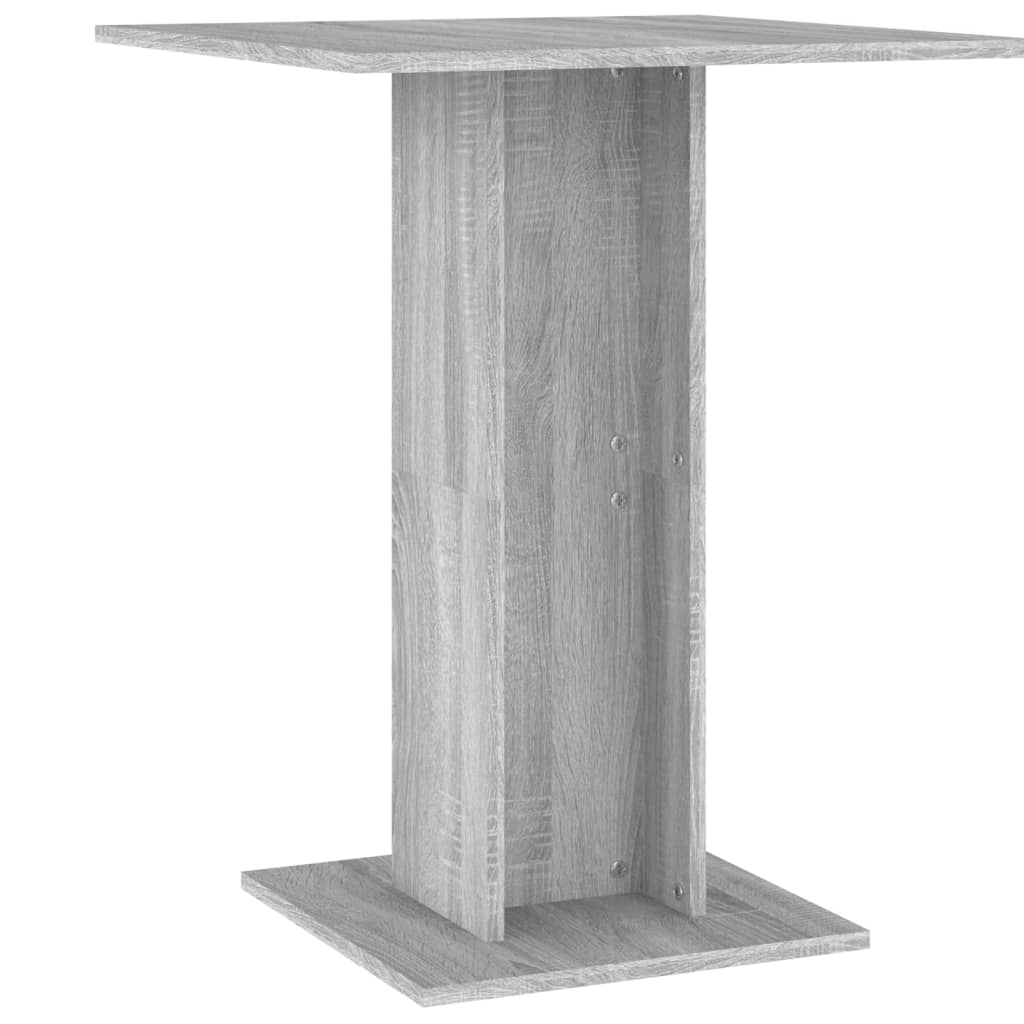 Bistrotisch Grau Sonoma 60x60x75 cm Holzwerkstoff