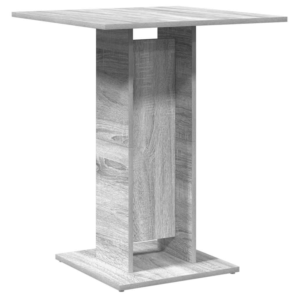 Bistrotisch Grau Sonoma 60x60x75 cm Holzwerkstoff