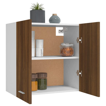 Hängeschrank Braun Eichen-Optik 60x31x60 cm Holzwerkstoff