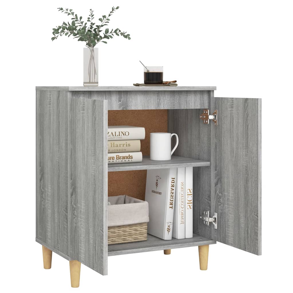 Sideboard Grau Sonoma 60x35x70 cm Holzwerkstoff