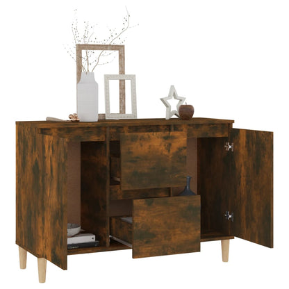 Sideboard Räuchereiche 101x35x70 cm Holzwerkstoff