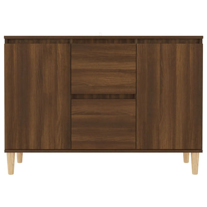 Sideboard Braun Eiche 101x35x70 cm Holzwerkstoff