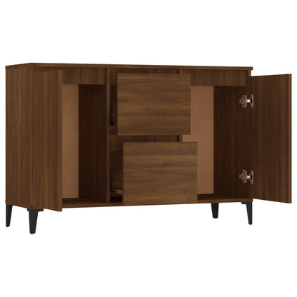 Sideboard Braun Eichen-Optik 104x35x70 cm Holzwerkstoff