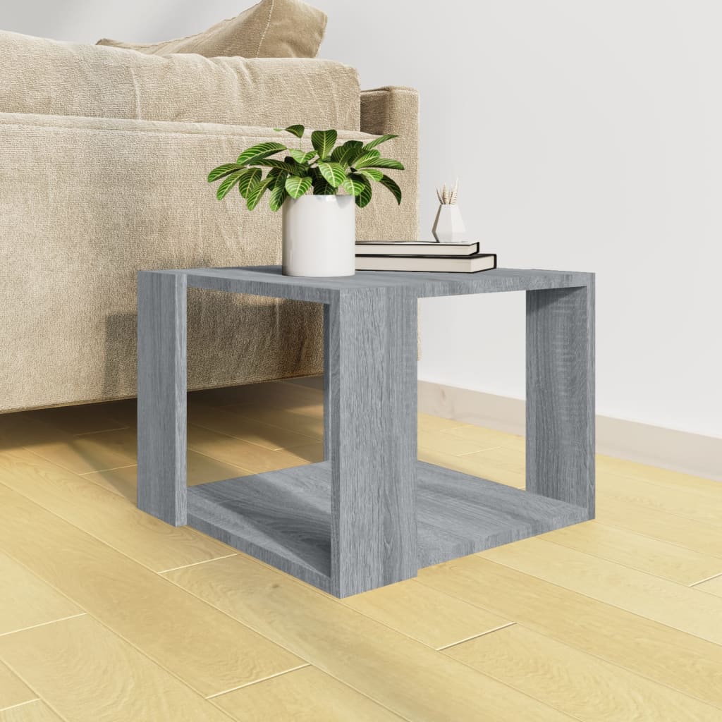 Couchtisch Grau Sonoma 40x40x30 cm Holzwerkstoff