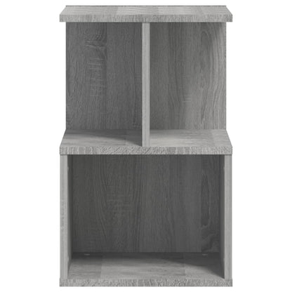 Nachttische 2 Stk. Grau Sonoma 35x35x55 cm Holzwerkstoff