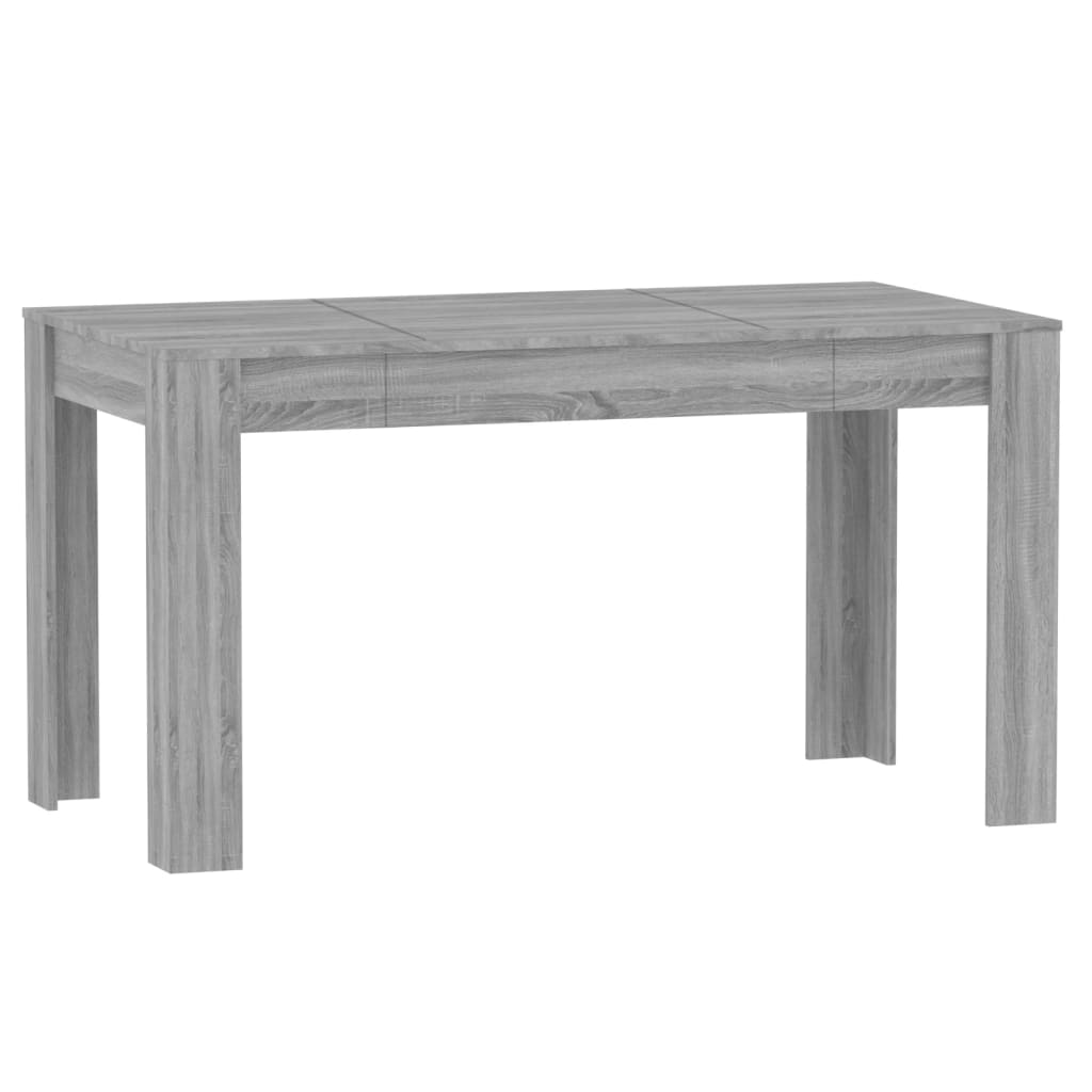 Esstisch Grau Sonoma 140x74,5x76 cm Holzwerkstoff