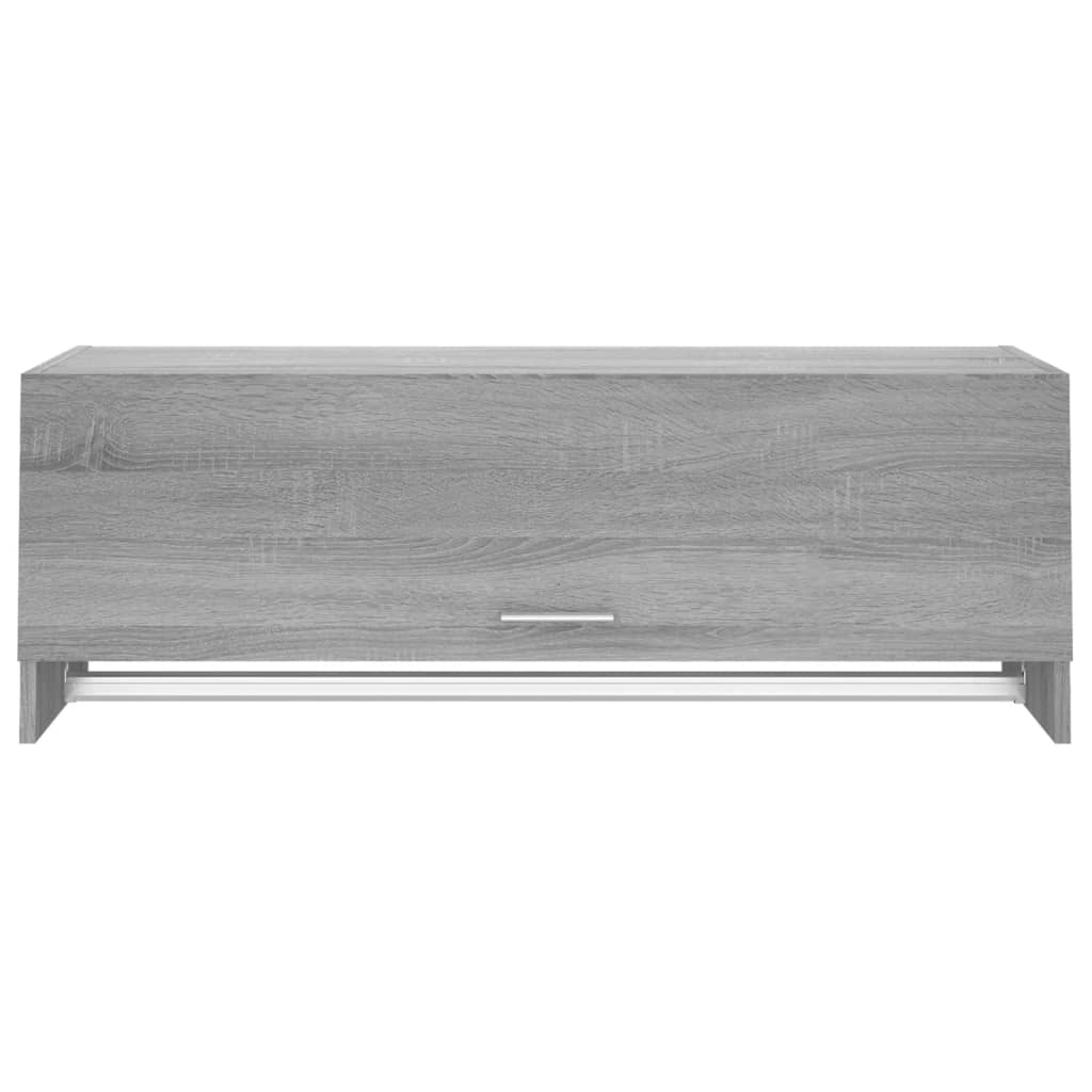 Kleiderschrank Grau Sonoma 100x32,5x35 cm Holzwerkstoff