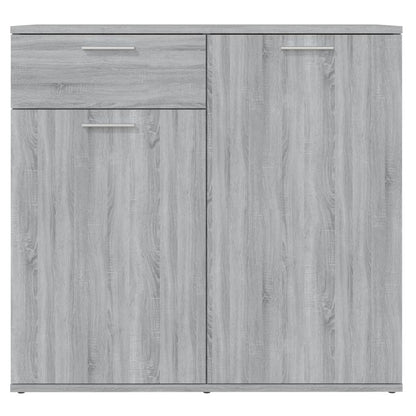 Sideboard Grau Sonoma 80x36x75 cm Holzwerkstoff