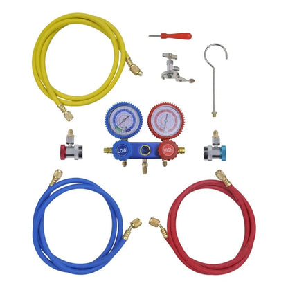 Vakuumpumpe 100 L/min 2-Wege-Verteiler-Manometer Klimaanlagen