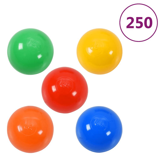 Palline per piscina di palline, 250 pezzi, multicolore