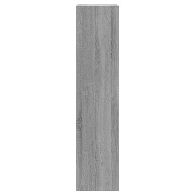 Schuhschrank Grau Sonoma 63x24x103 cm Holzwerkstoff