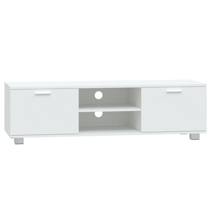 TV-Schrank Weiß 140x40,5x35 cm Holzwerkstoff