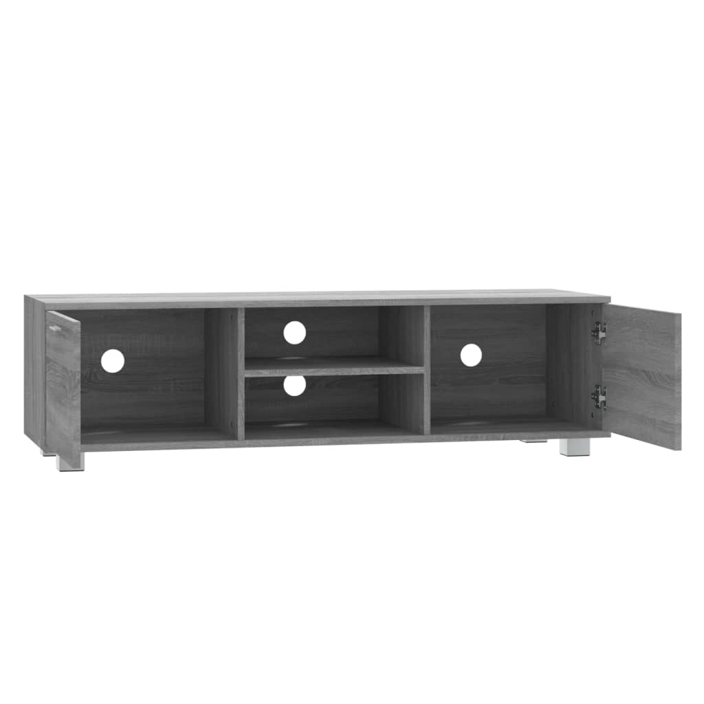 TV-Schrank Grau Sonoma 140x40,5x35 cm Holzwerkstoff