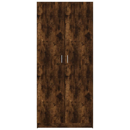 Kleiderschrank Räuchereiche 80x52x180 cm Holzwerkstoff