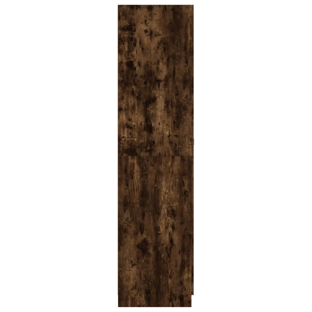 Kleiderschrank Räuchereiche 90x52x200 cm Holzwerkstoff