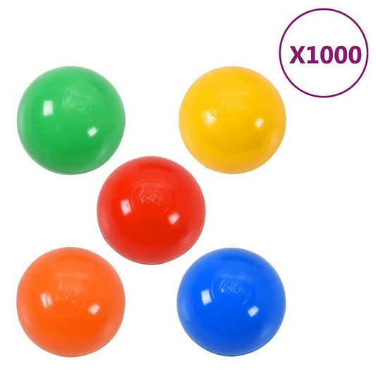 Palline per piscina di palline, 1000 pezzi, multicolore