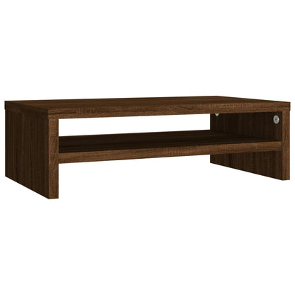 Monitorständer Braun Eichen-Optik 42x24x13 cm Holzwerkstoff