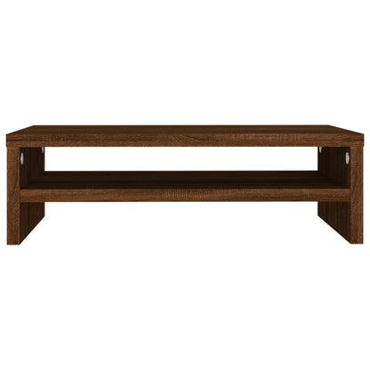 Monitorständer Braun Eichen-Optik 42x24x13 cm Holzwerkstoff