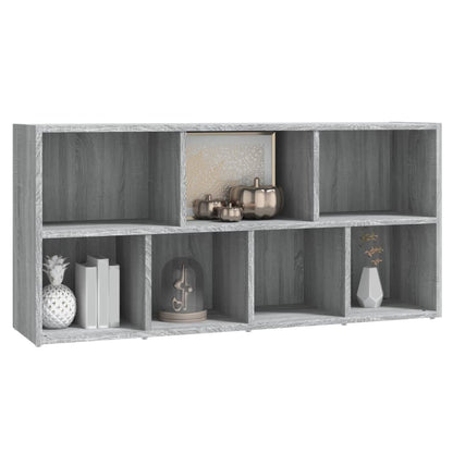 Bücherschrank Grau Sonoma 50x25x106 cm