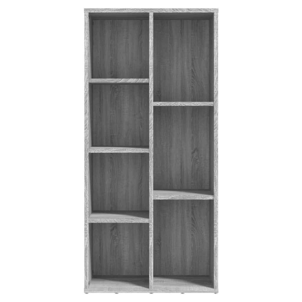 Bücherschrank Grau Sonoma 50x25x106 cm