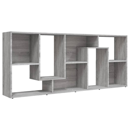 Bücherregal Grau Sonoma 67x24x161 cm Holzwerkstoff