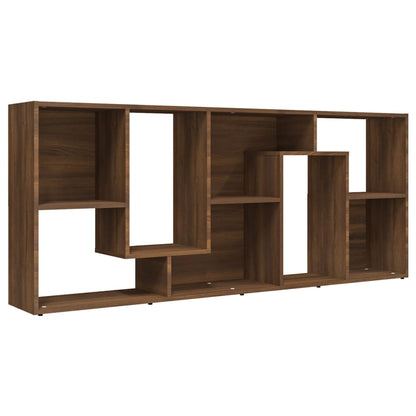 Bücherregal Braun Eichen-Optik 67x24x161 cm Holzwerkstoff