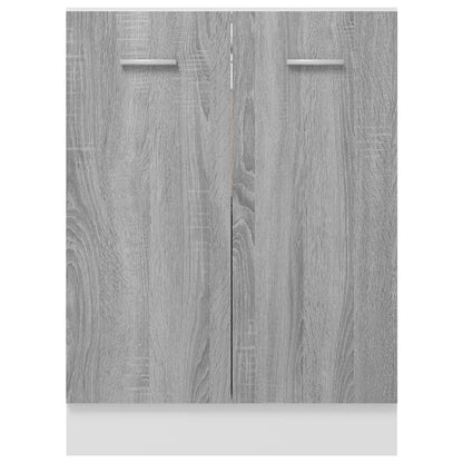 Unterschrank Grau Sonoma 60x46x81,5 cm Holzwerkstoff