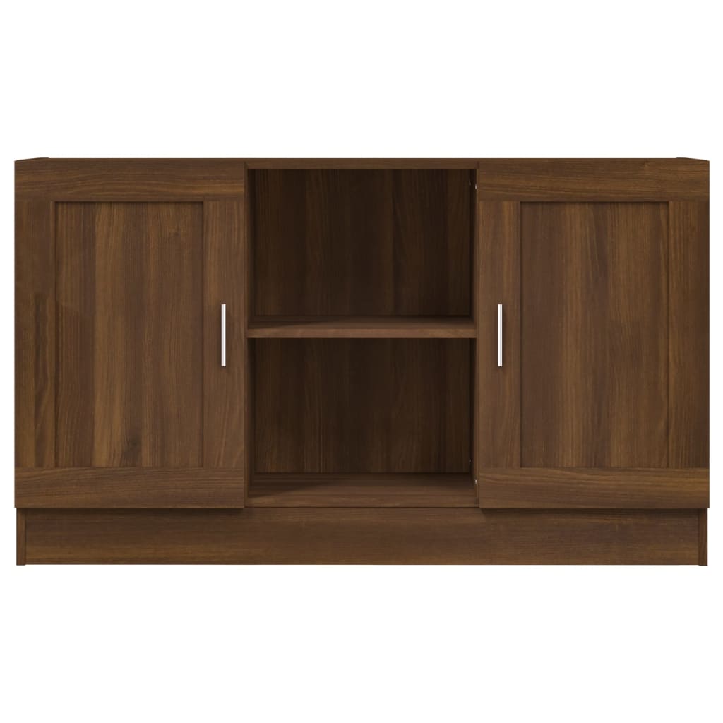 Sideboard Braun Eichen-Optik 120x30,5x70 cm Holzwerkstoff