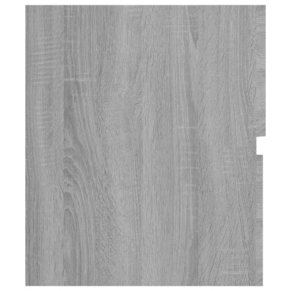 Waschbeckenschrank Grau Sonoma 80x38,5x45 cm Holzwerkstoff