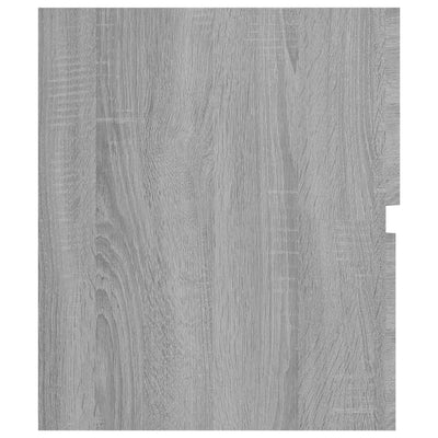 Waschbeckenschrank Grau Sonoma 80x38,5x45 cm Holzwerkstoff