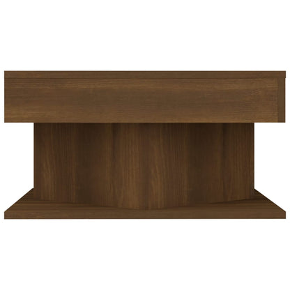 Couchtisch Braun Eichen-Optik 57x57x30 cm Holzwerkstoff