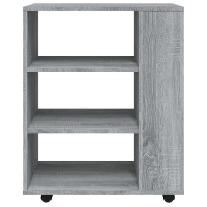 Rollschrank Grau Sonoma 60x35x75 cm Holzwerkstoff