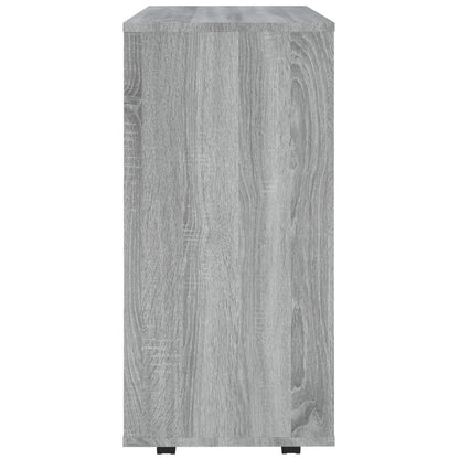 Rollschrank Grau Sonoma 60x35x75 cm Holzwerkstoff