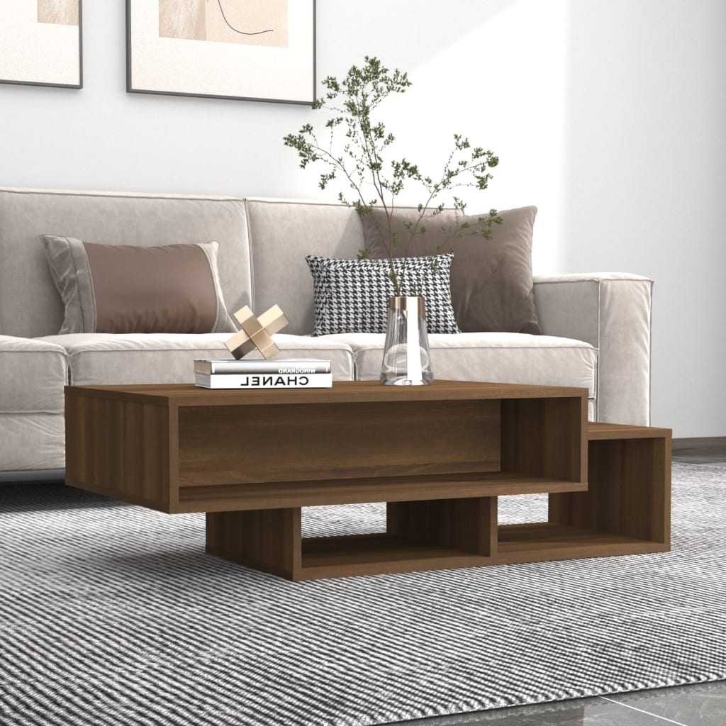 Couchtisch Braun Eichen-Optik 105x55x32 cm Holzwerkstoff