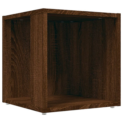 Beistelltisch Braun Eichen-Optik 33x33x34,5 cm Holzwerkstoff