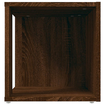 Beistelltisch Braun Eichen-Optik 33x33x34,5 cm Holzwerkstoff