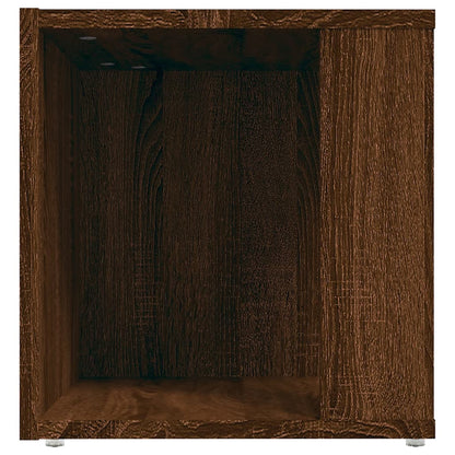 Beistelltisch Braun Eichen-Optik 33x33x34,5 cm Holzwerkstoff