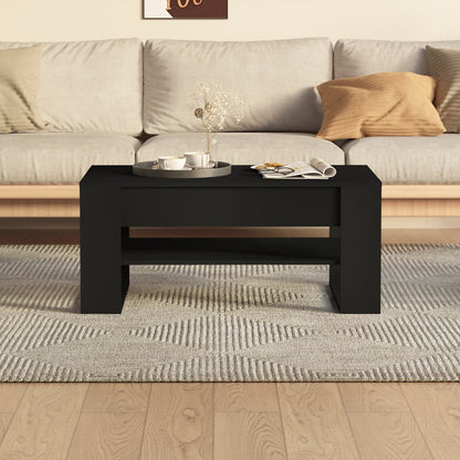 Couchtisch Schwarz 102x55x45 cm Holzwerkstoff