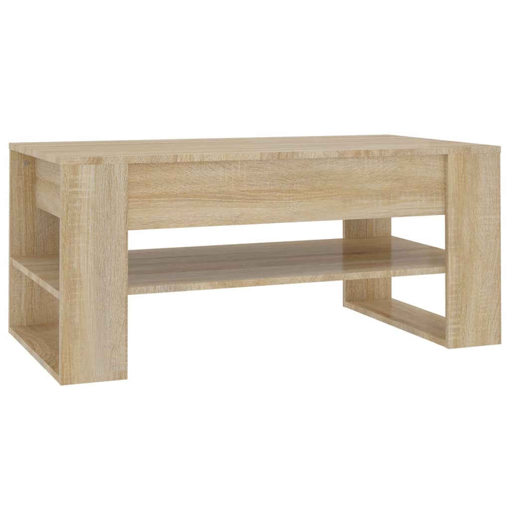 Couchtisch Sonoma-Eiche 102x55x45 cm Holzwerkstoff