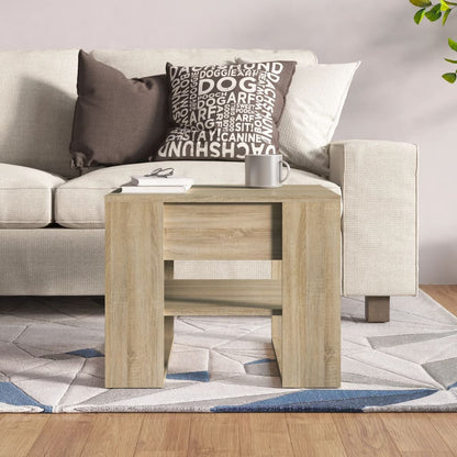 Couchtisch Sonoma-Eiche 55,5x55x45 cm Holzwerkstoff