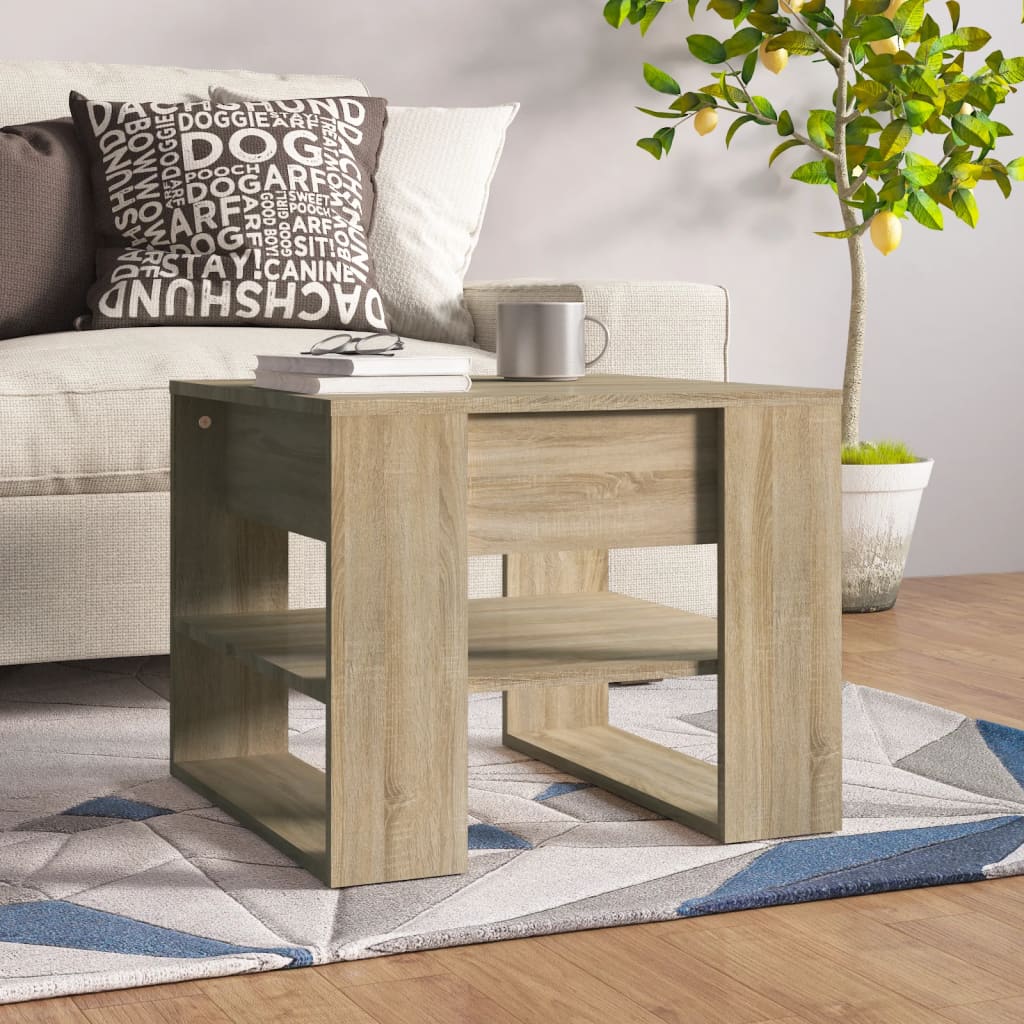 Couchtisch Sonoma-Eiche 55,5x55x45 cm Holzwerkstoff