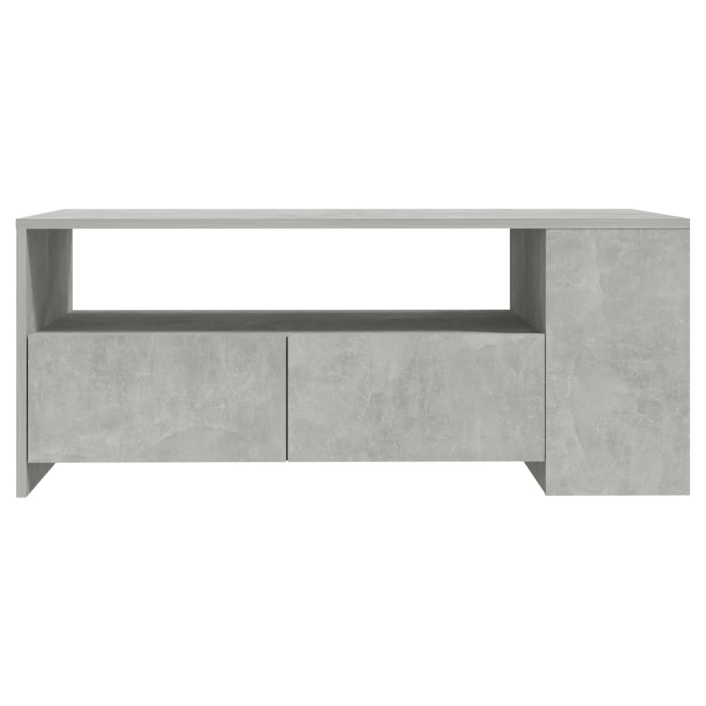 Couchtisch Betongrau 102x55x42 cm Holzwerkstoff